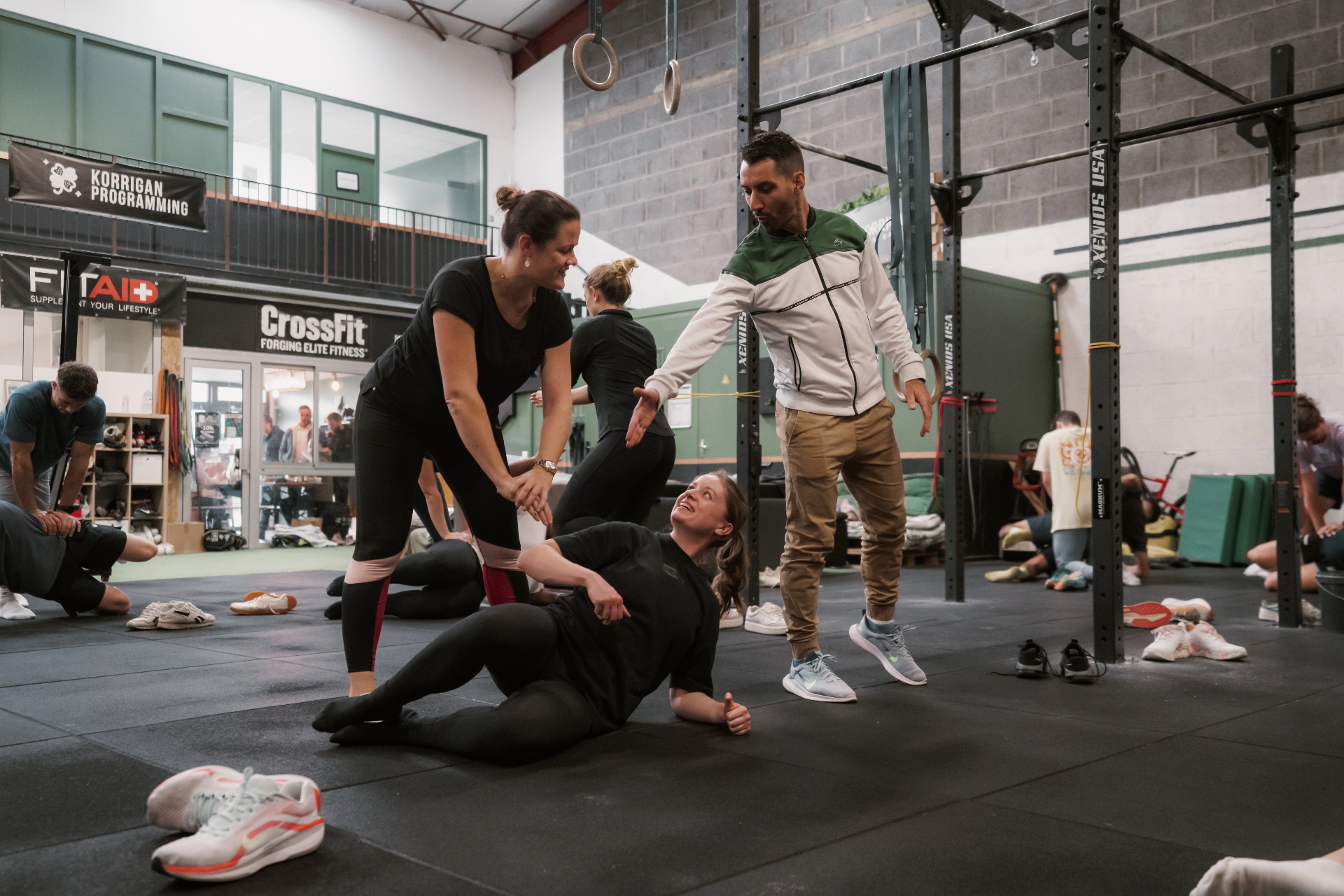 JP CADU en formation au CrossFit
